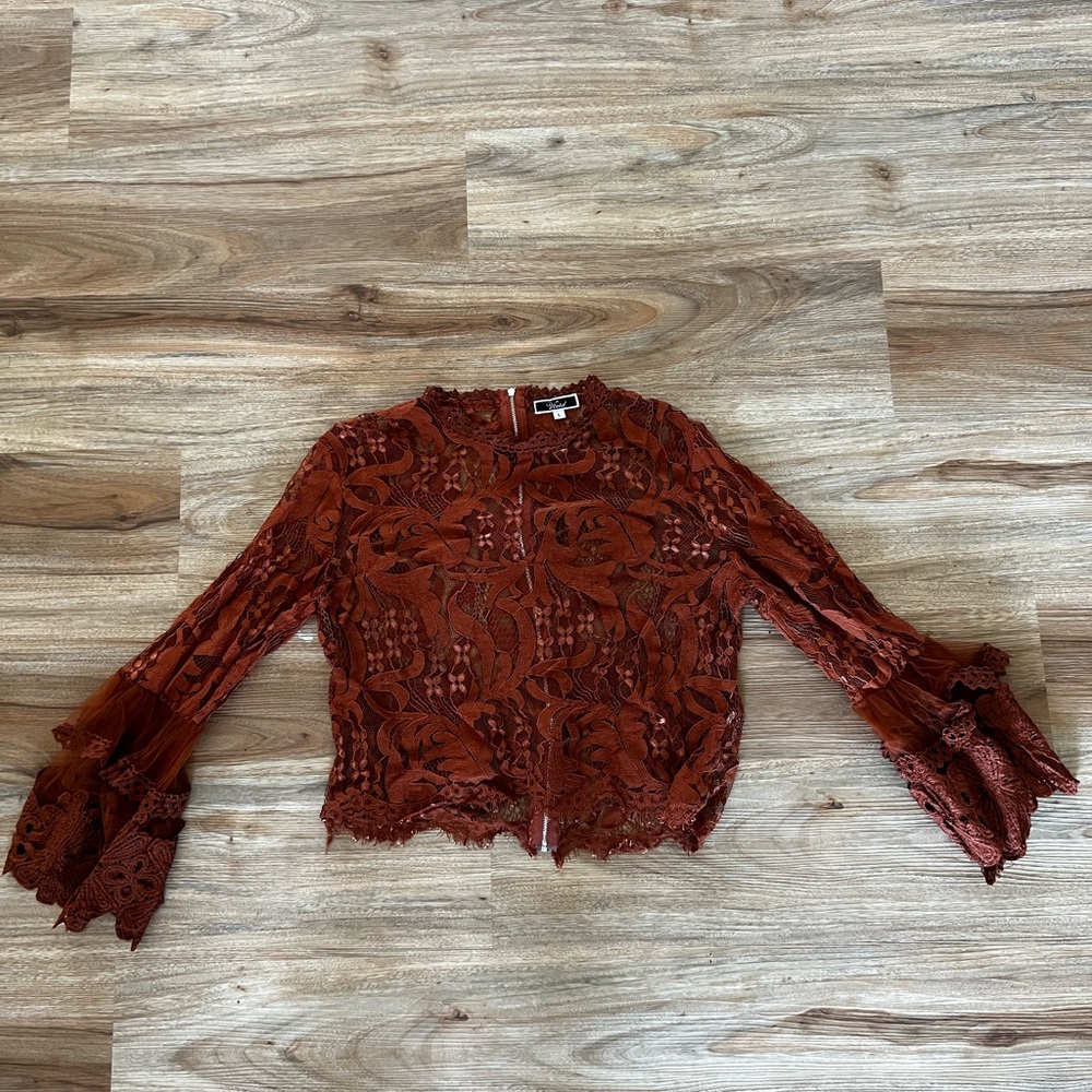 Vivid Lacey Blouse